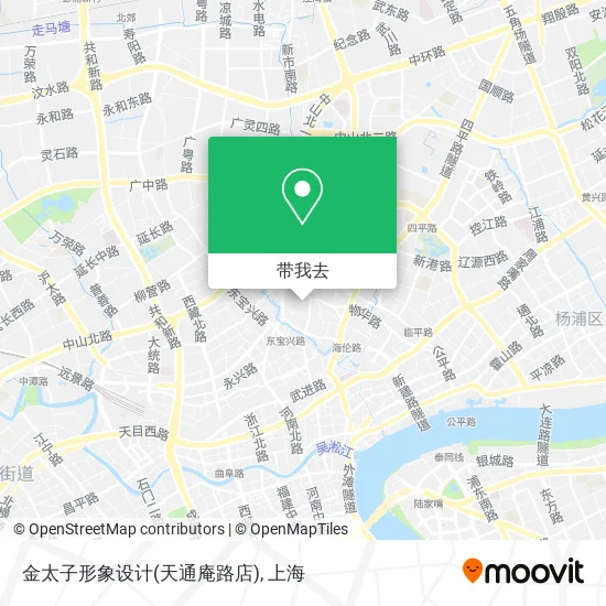 金太子形象设计(天通庵路店)地图
