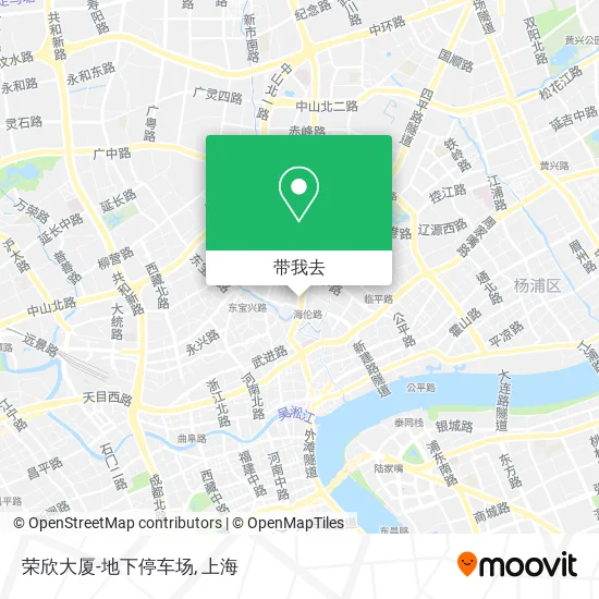 荣欣大厦-地下停车场地图