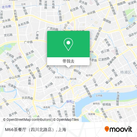 M66茶餐厅（四川北路店）地图