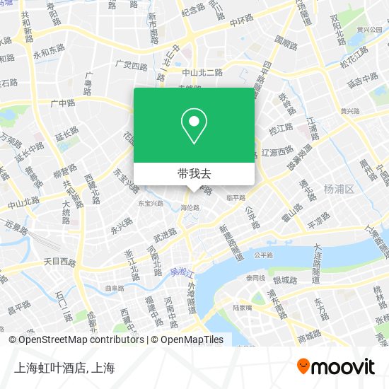 上海虹叶酒店地图