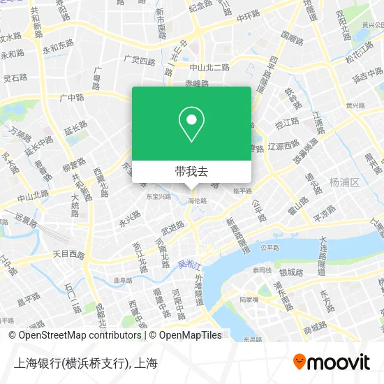上海银行(横浜桥支行)地图
