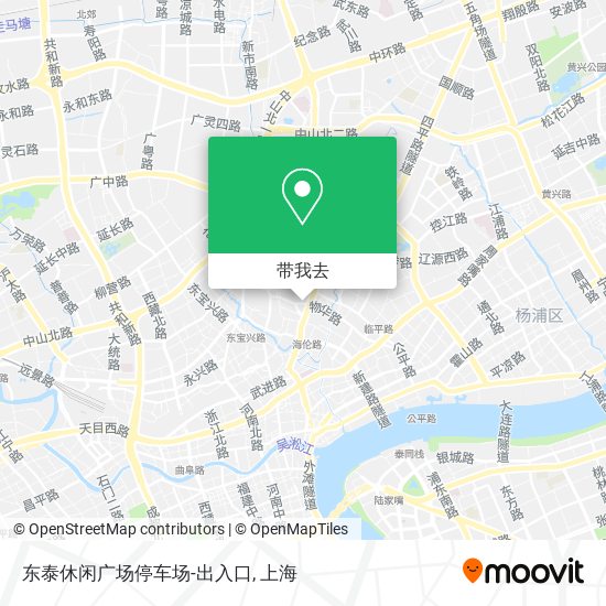 东泰休闲广场停车场-出入口地图