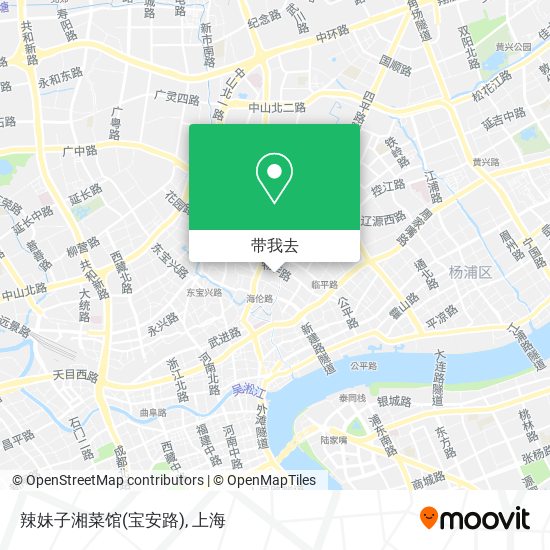 辣妹子湘菜馆(宝安路)地图