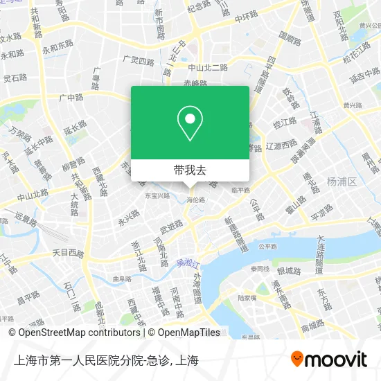 上海市第一人民医院分院-急诊地图