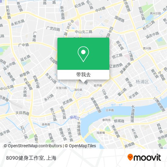 8090健身工作室地图