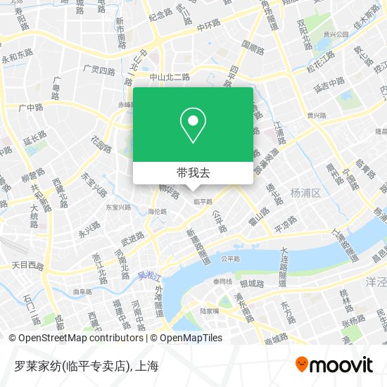 罗莱家纺(临平专卖店)地图