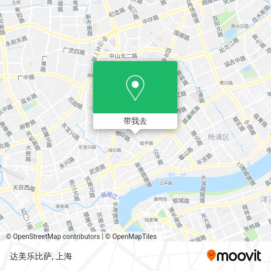 达美乐比萨地图