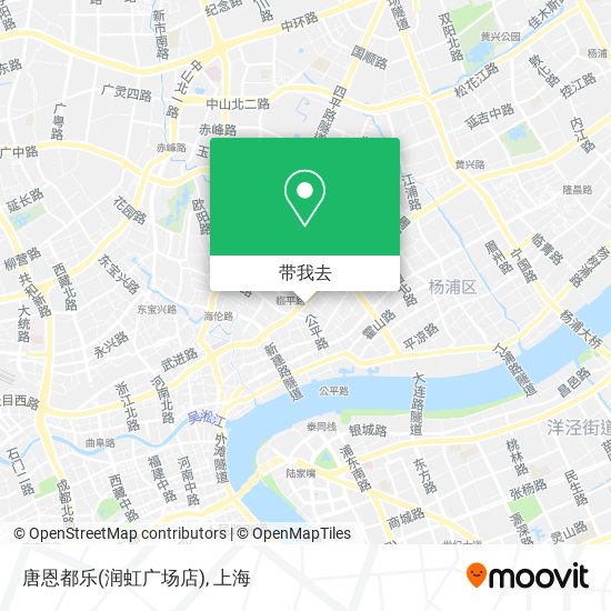 唐恩都乐(润虹广场店)地图