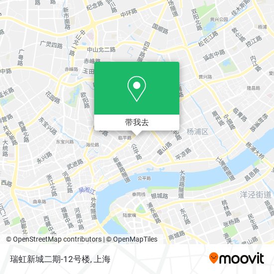 瑞虹新城二期-12号楼地图