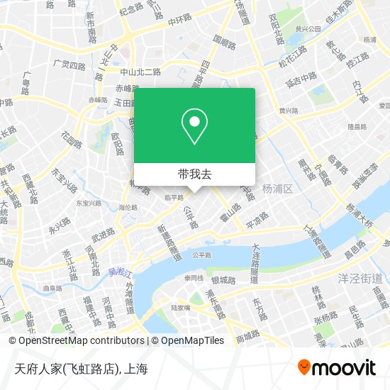 天府人家(飞虹路店)地图