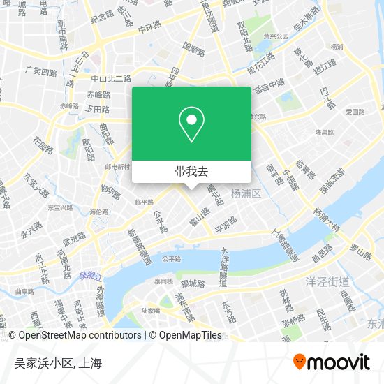 吴家浜小区地图