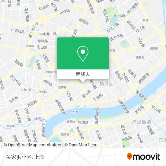 吴家浜小区地图