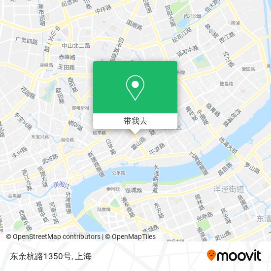 东余杭路1350号地图