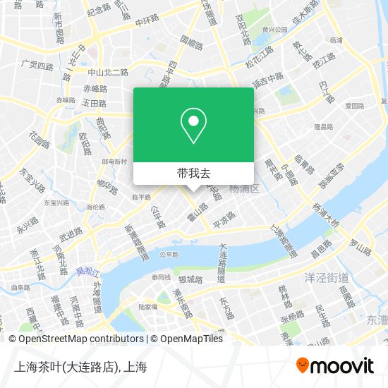 上海茶叶(大连路店)地图