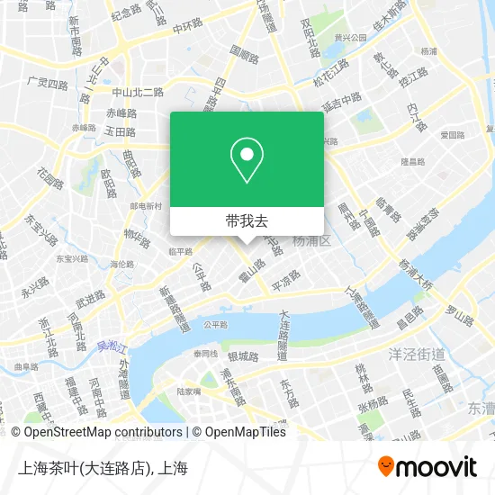 上海茶叶(大连路店)地图