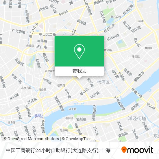 中国工商银行24小时自助银行(大连路支行)地图