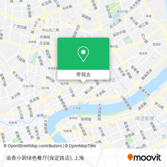 渝香小厨绿色餐厅(保定路店)地图
