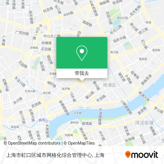 上海市虹口区城市网格化综合管理中心地图