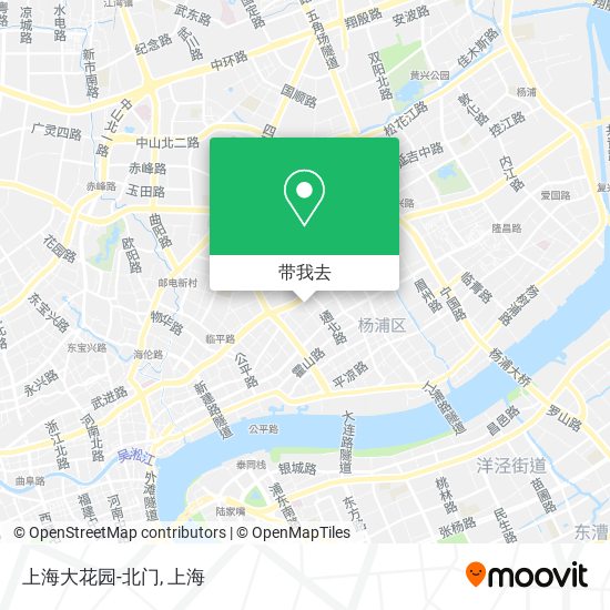 上海大花园-北门地图