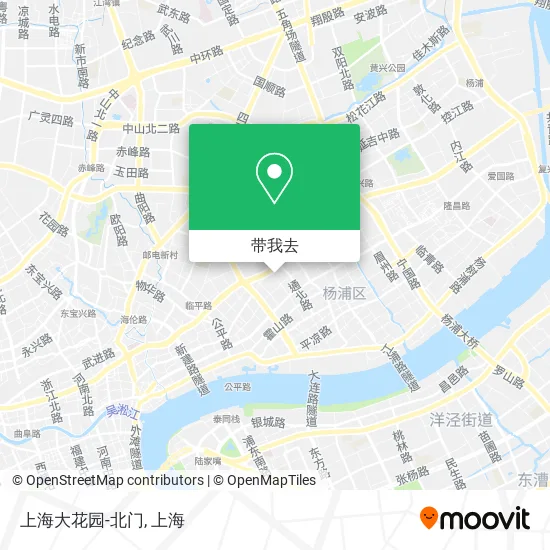 上海大花园-北门地图