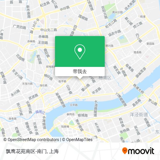 飘鹰花苑南区-南门地图