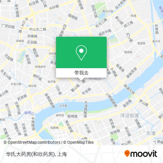 华氏大药房(和欣药房)地图