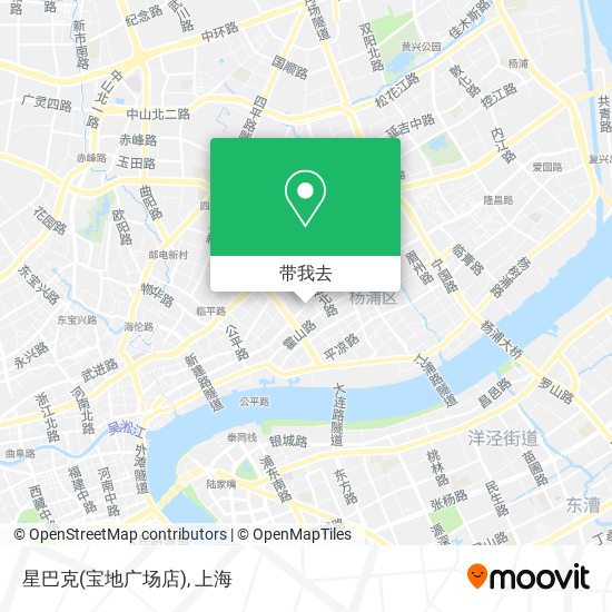 星巴克(宝地广场店)地图