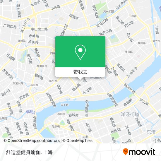 舒适堡健身瑜伽地图