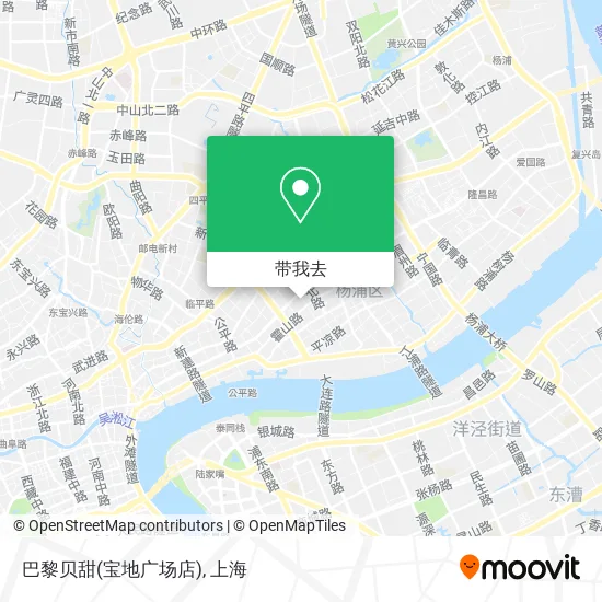 巴黎贝甜(宝地广场店)地图
