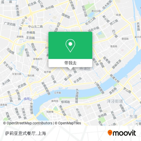 萨莉亚意式餐厅地图