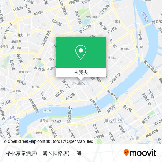 格林豪泰酒店(上海长阳路店)地图