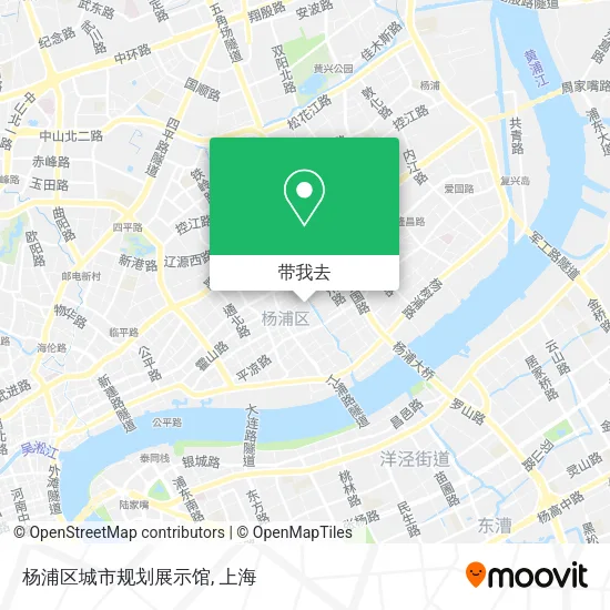 杨浦区城市规划展示馆地图