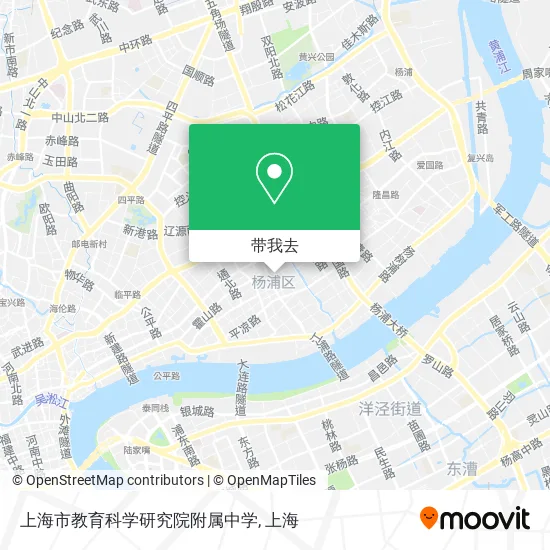 上海市教育科学研究院附属中学地图