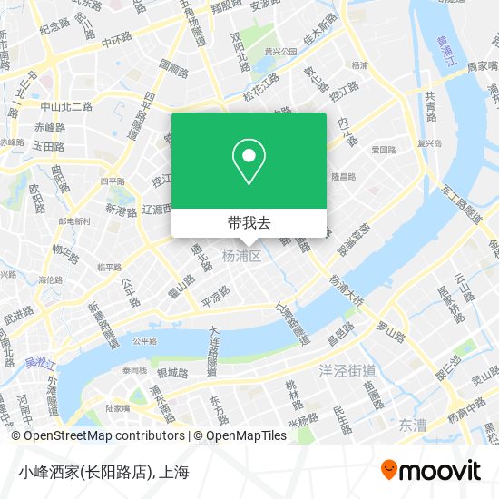 小峰酒家(长阳路店)地图