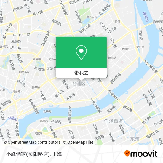 小峰酒家(长阳路店)地图