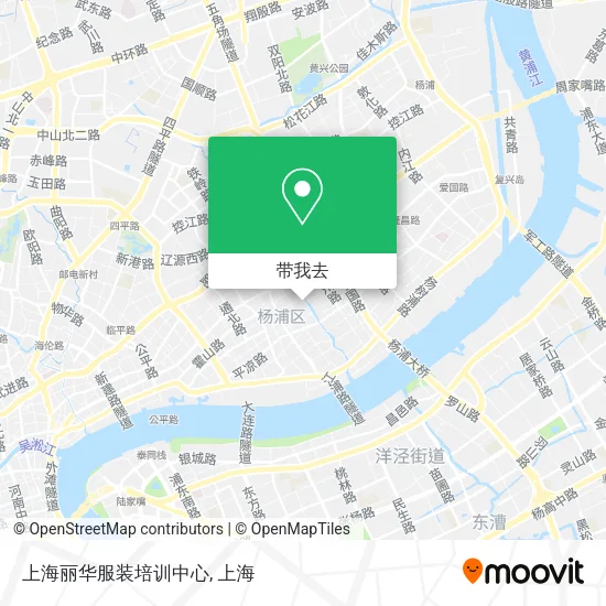 上海丽华服装培训中心地图