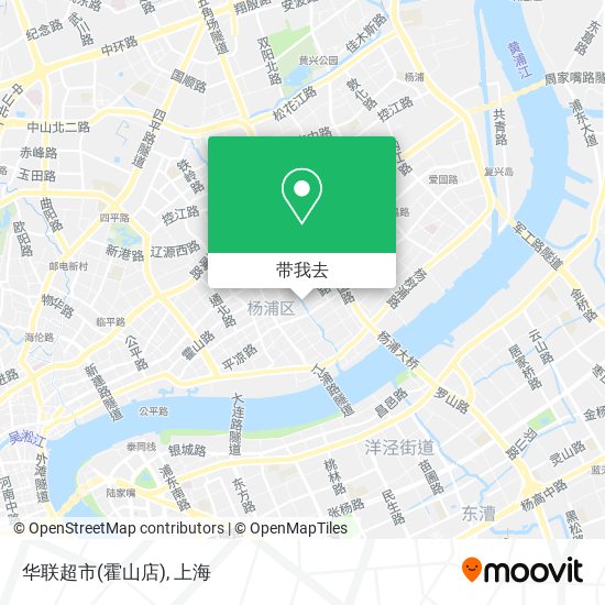 华联超市(霍山店)地图