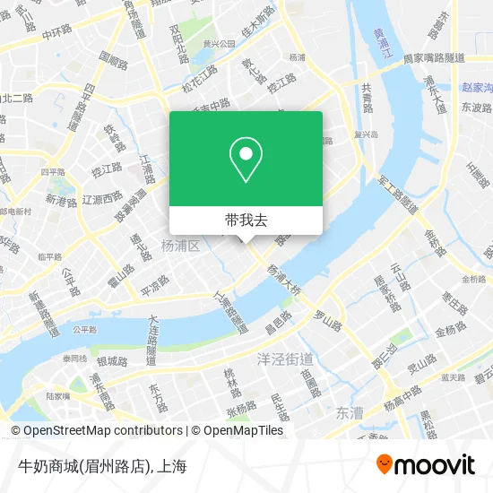 牛奶商城(眉州路店)地图