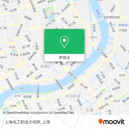 上海化工职业介绍所地图