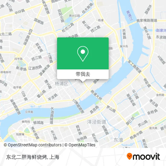 东北二胖海鲜烧烤地图