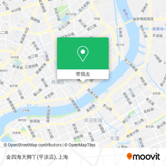 金四海大脚丫(平凉店)地图