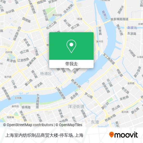 上海室内纺织制品商贸大楼-停车场地图