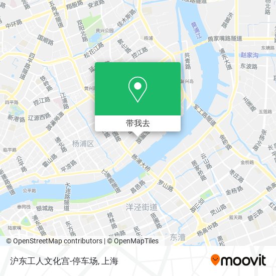 沪东工人文化宫-停车场地图