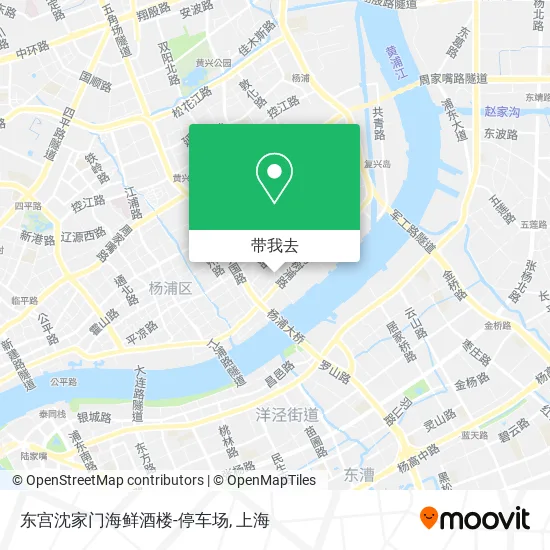 东宫沈家门海鲜酒楼-停车场地图