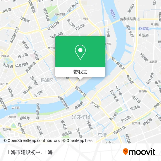 上海市建设初中地图