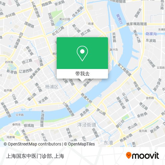 上海国东中医门诊部地图