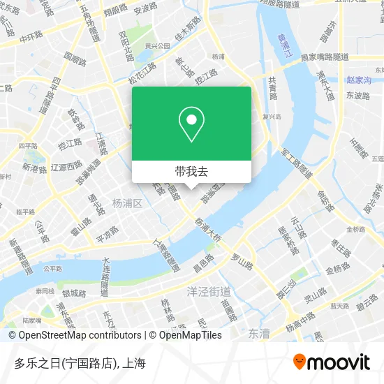 多乐之日(宁国路店)地图