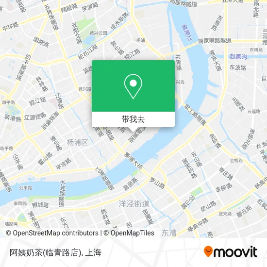 阿姨奶茶(临青路店)地图