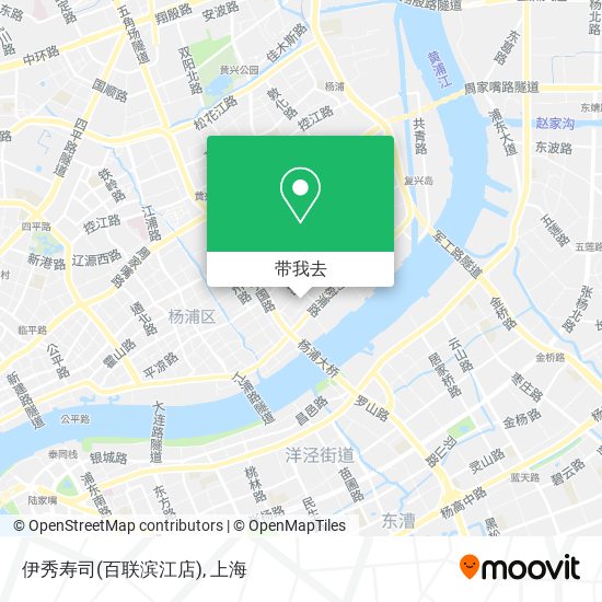 伊秀寿司(百联滨江店)地图
