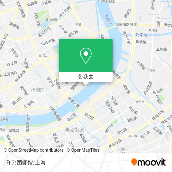 和兴面餐馆地图
